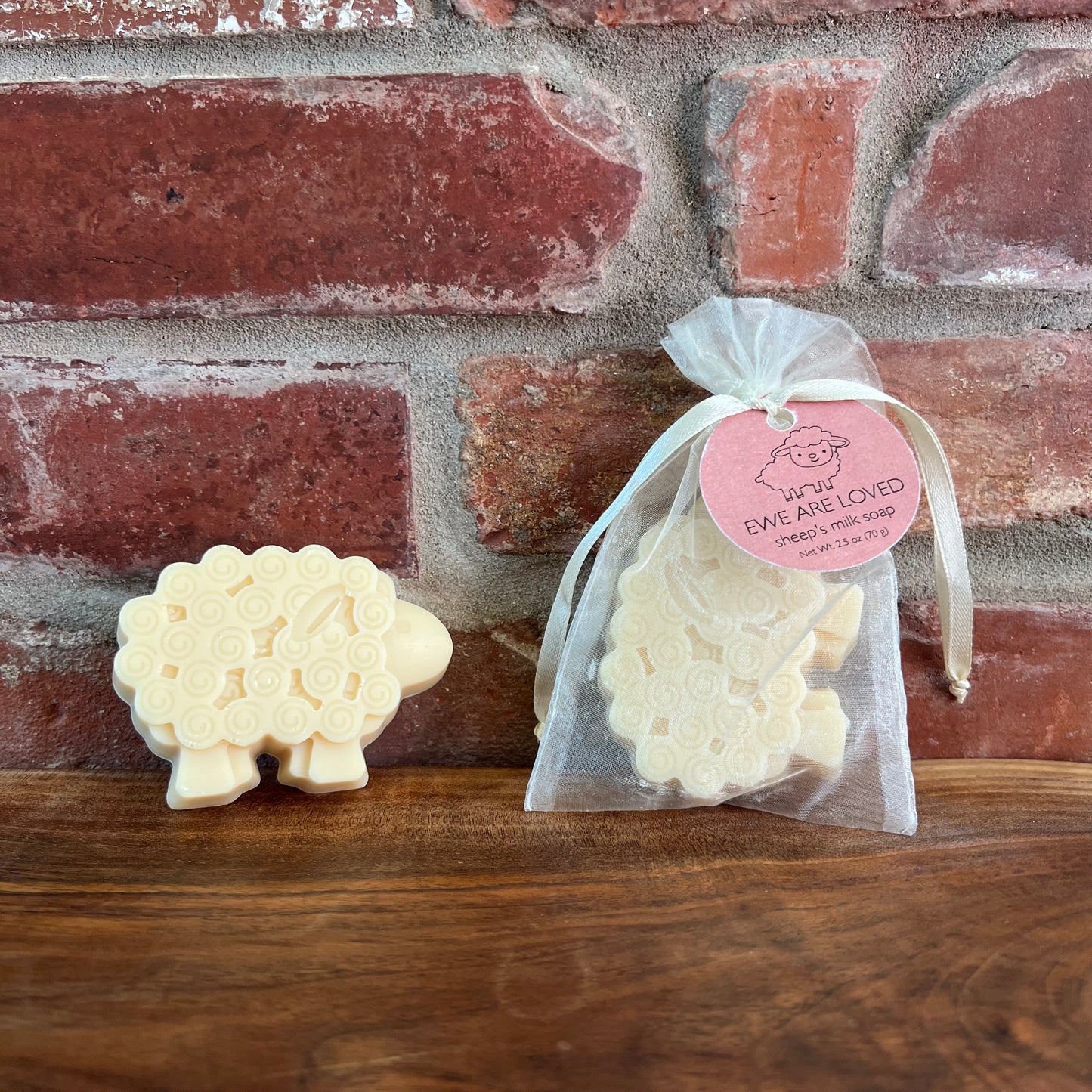 Ewe Are Loved - Sheep-Shaped Essential Oil Scented Sheep's Milk Soap