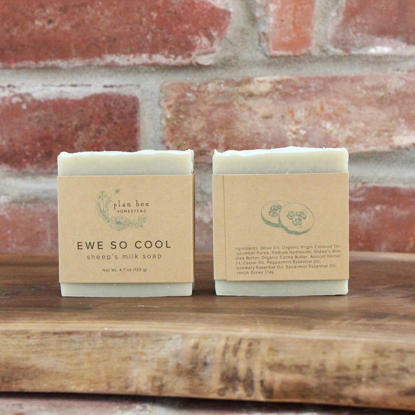 Ewe So Cool - Cucumber Mint Sheep's Milk Soap